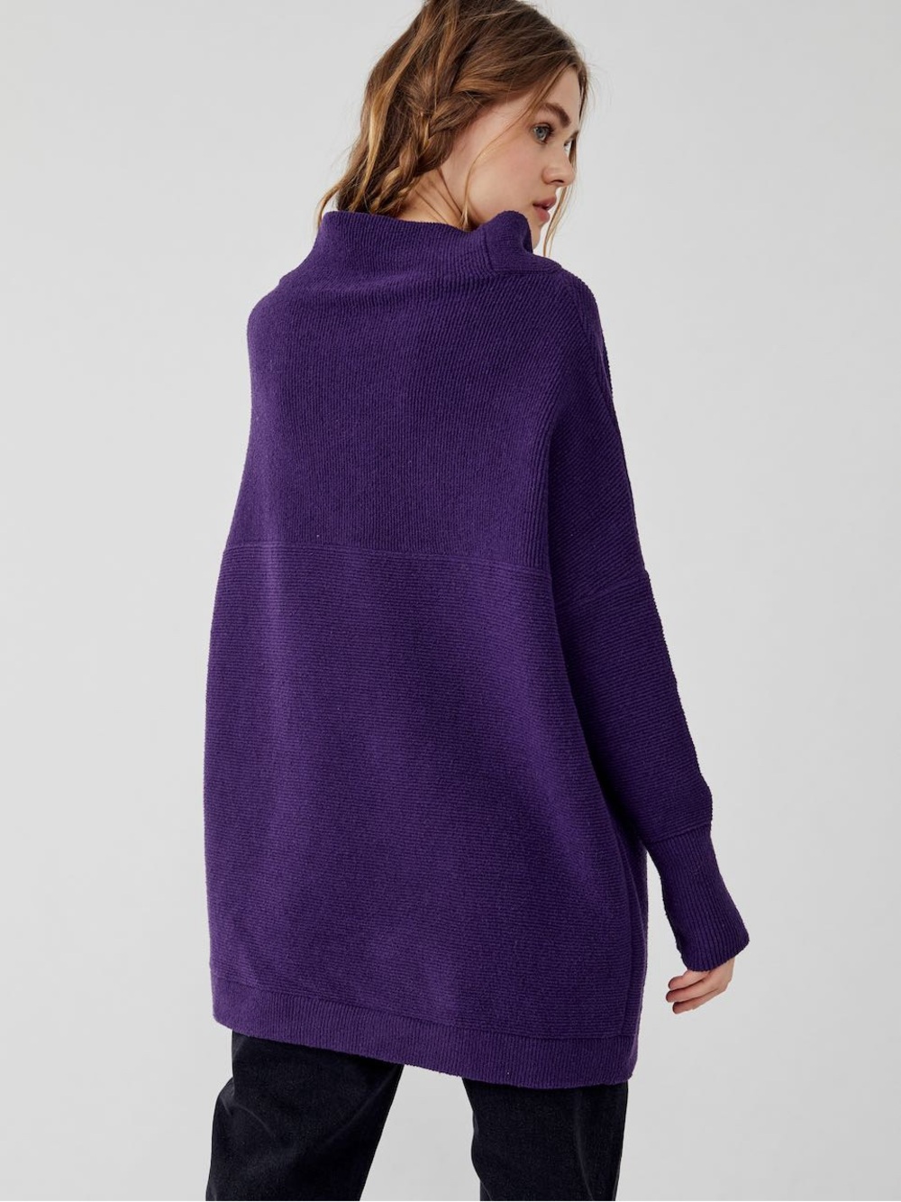 Free People Ottoman Slouchy Tunic | Deep Purple